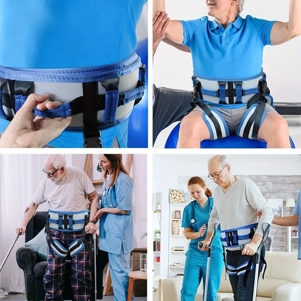 Elderly Lift Assist Belt - Soft, Comfortable Waist Support for Safe Mobility & Transfer Training Lifts for Disabled Adults Chair