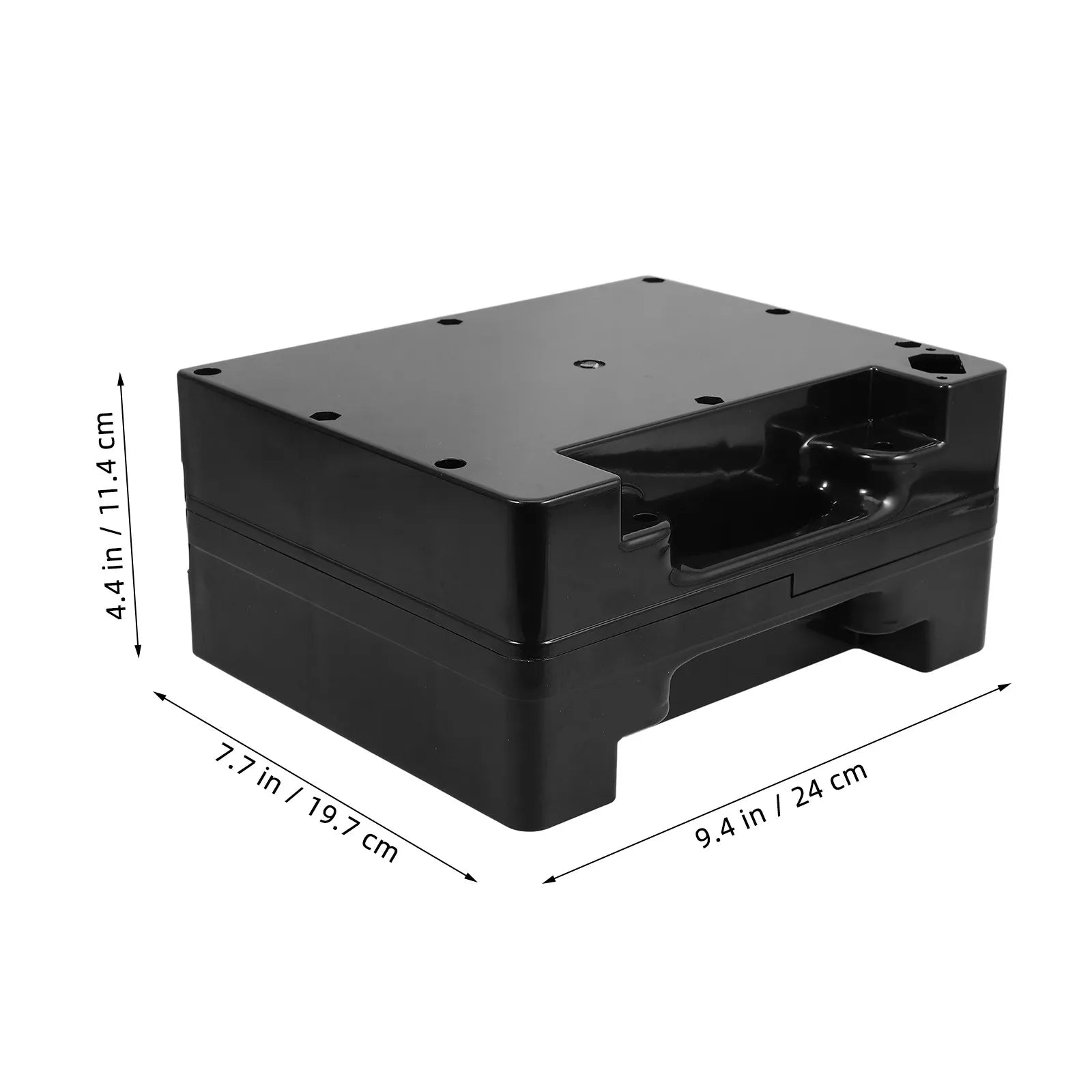 Plastic Wheelchair Container 24V Ready Fits Two 12V 12Ah Batteries Efficient Organization Robust Build for Power And