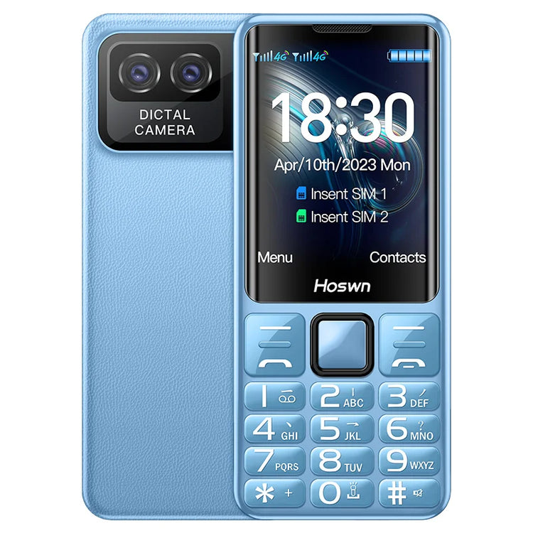 I79 (H6) 4G Elderly Mini Cellphone 2.4Inches TFT Screen 32MB RAM No Camera Torch Dual SIM English Keyboard Mobile Phone