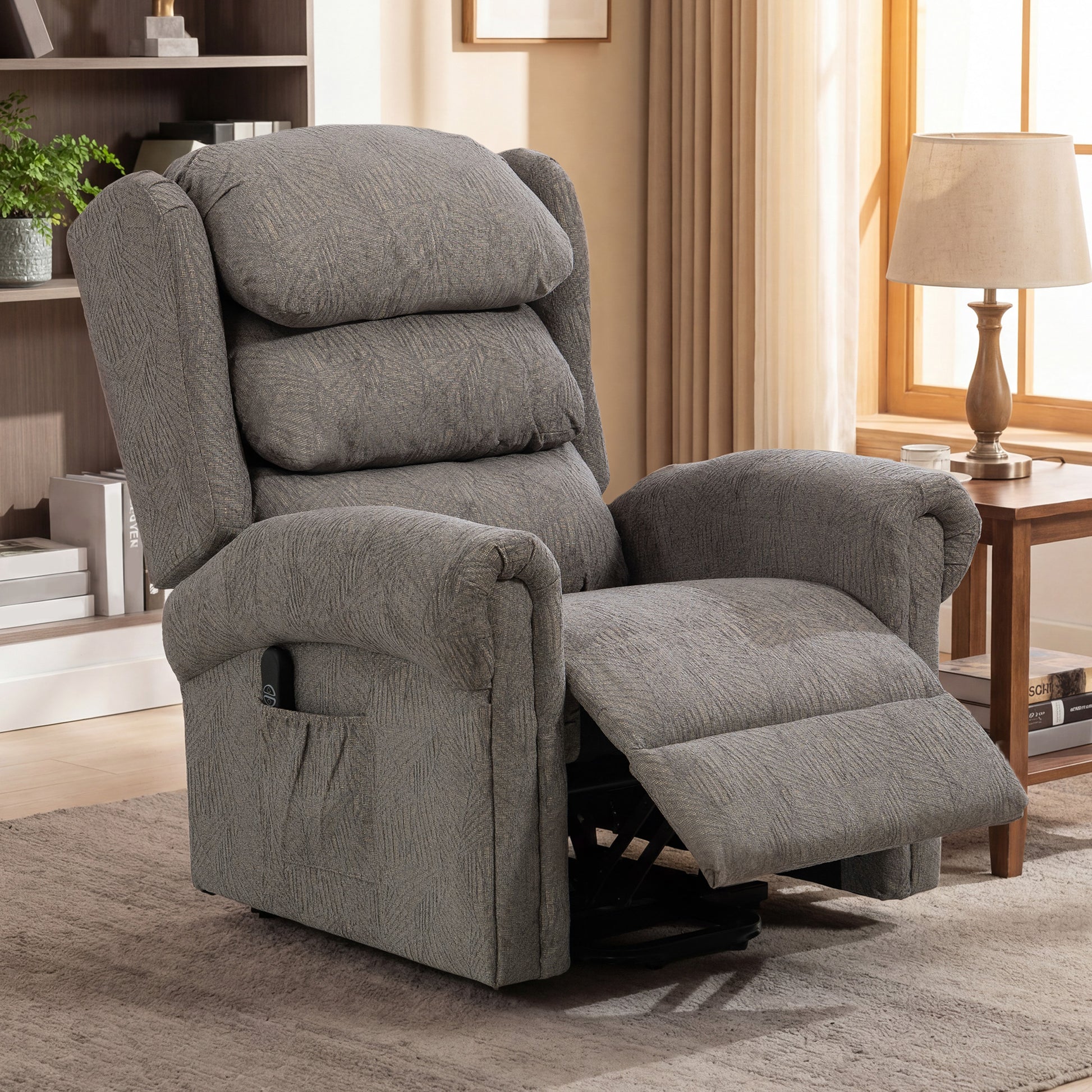 Power Lift Recliner Chair with Remote Control for Elderly