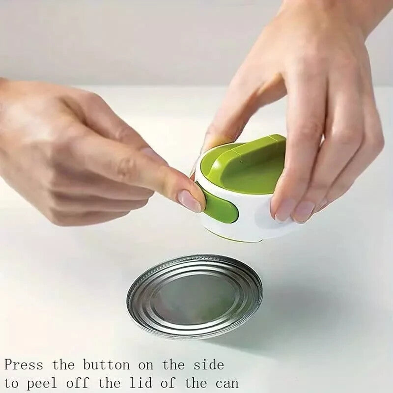 Arthritis and Senior Friendly Easy Grip Compact Can Opener, Quick & Easy to Use