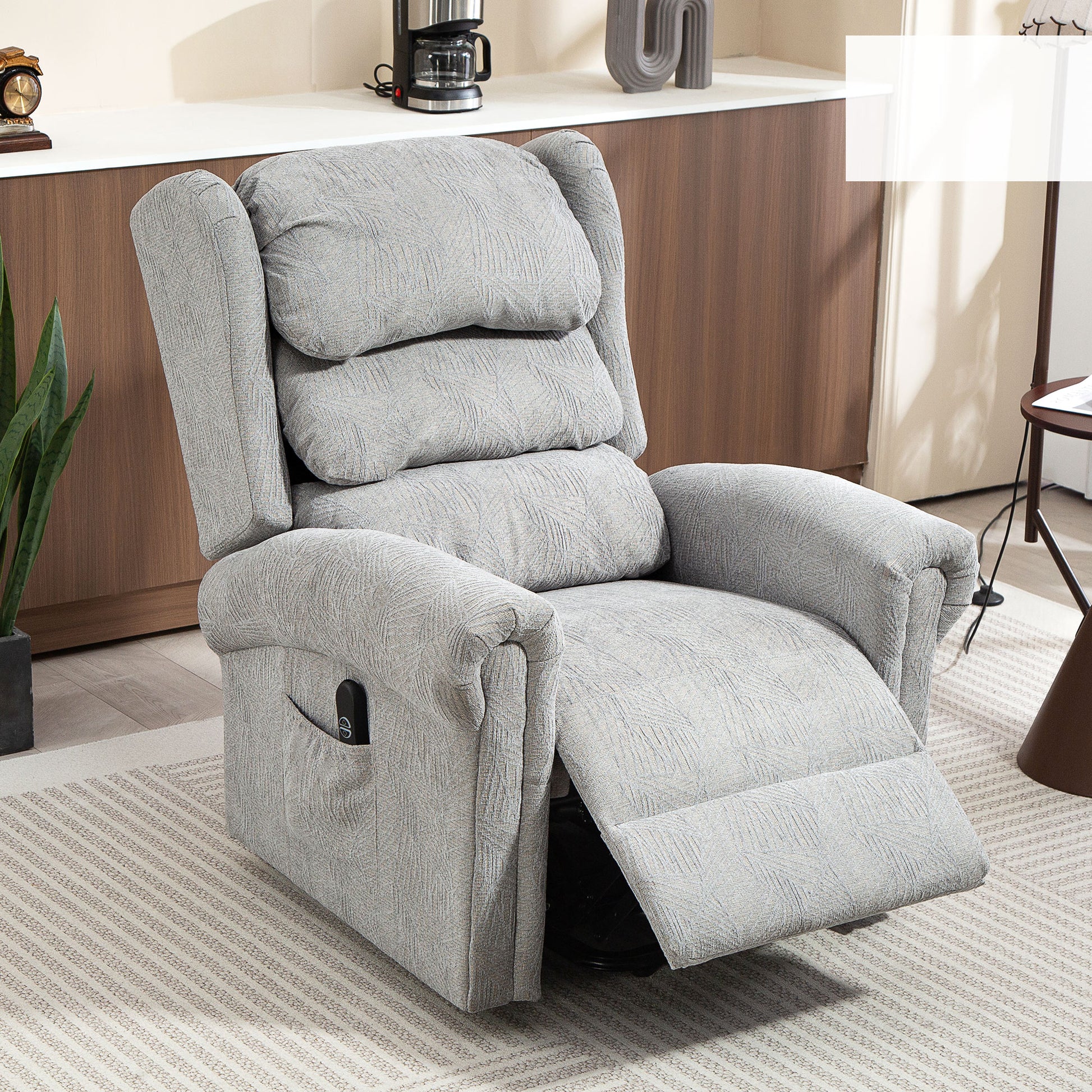 Power Lift Recliner Chair with Remote Control for Elderly