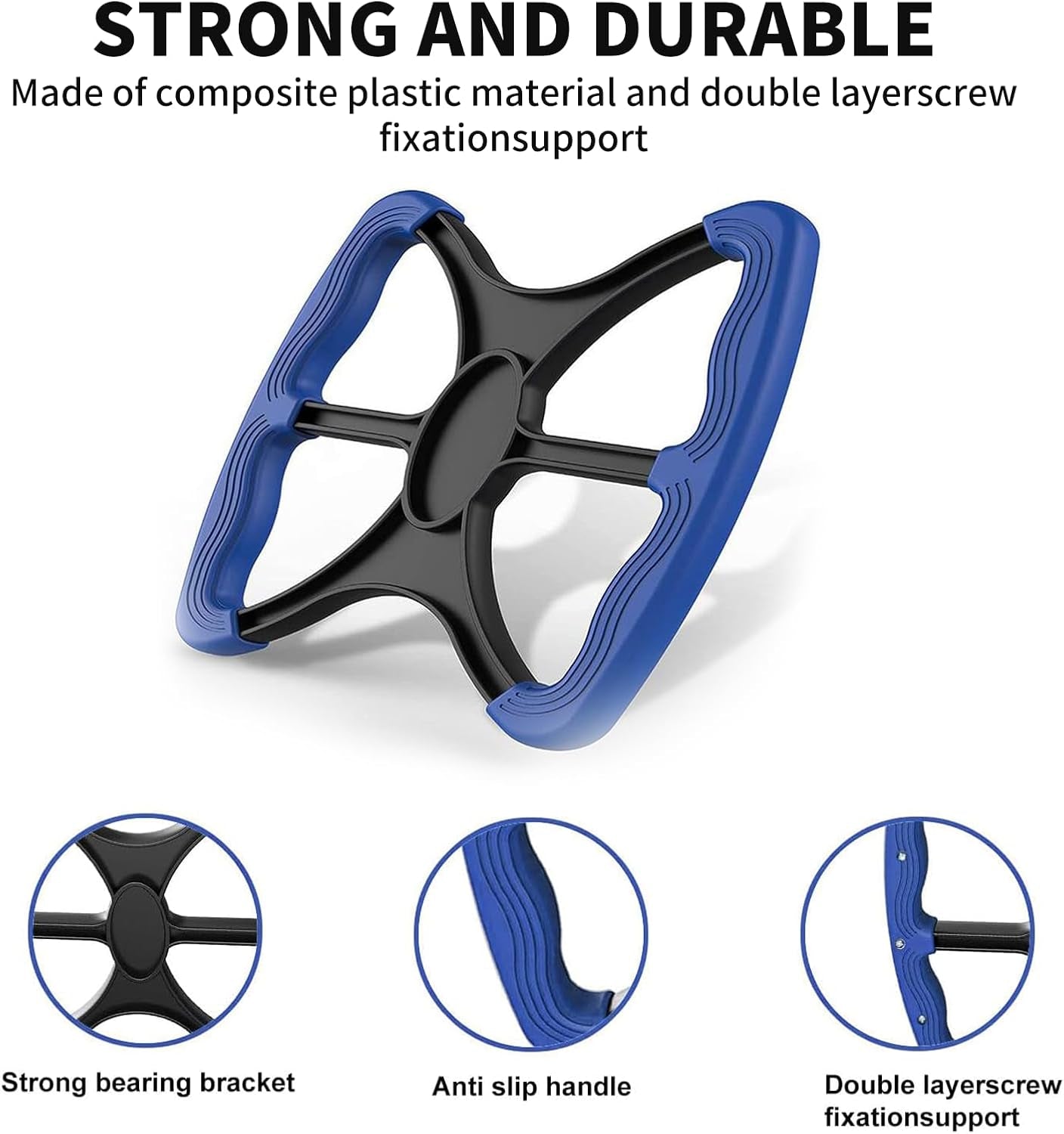 Standing Aid Mobility Aids – Lift Assists Handicap Bar with Non-Slip Grip Handles, Portable Standing Support for Elderly, Bariatric, Disabled, Patients, Seniors, Nurses & Therapists for Safe Transfers