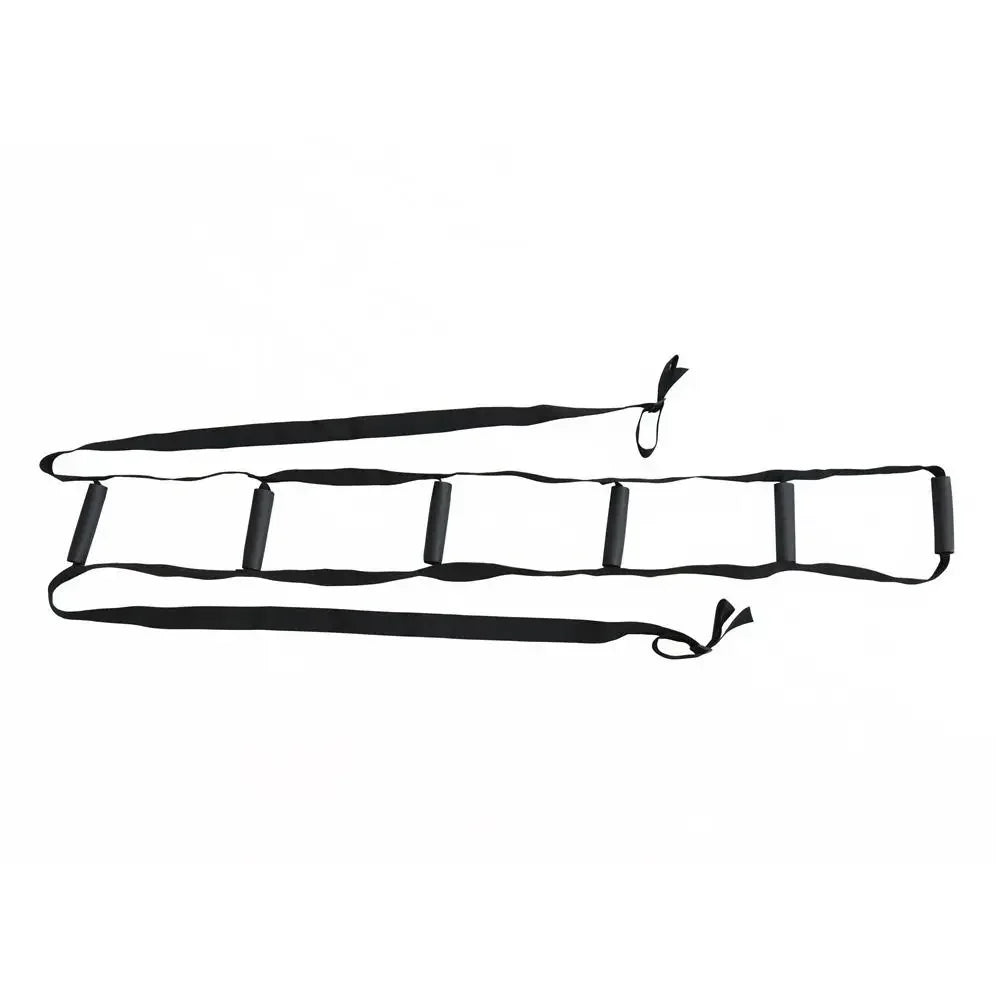 Adjustable Elderly Sit up Rope Padded Helper Bed Ladder Assist Strap Hand Grip with 3/4/6 Handle Elderly Pull up Strap Household