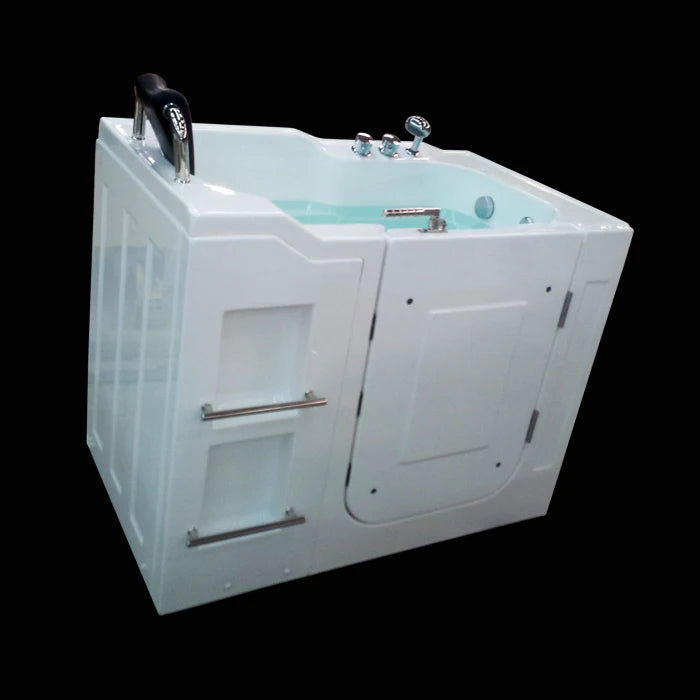 Acrylic Walk-In Bathtub with Opening Door — Accessible Soaking Spa Bath