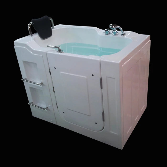 Acrylic Walk-In Bathtub with Opening Door — Accessible Soaking Spa Bath