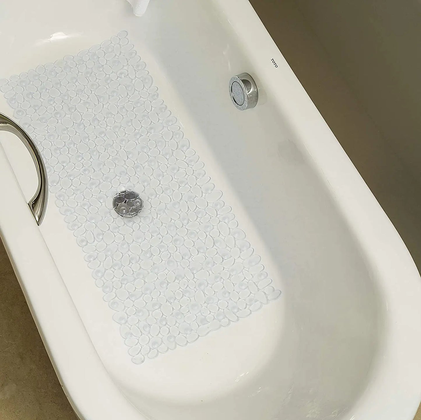 Anti-Slip Pebble Bath Mat — Non-Slip Shower & Bathtub Safety Mat