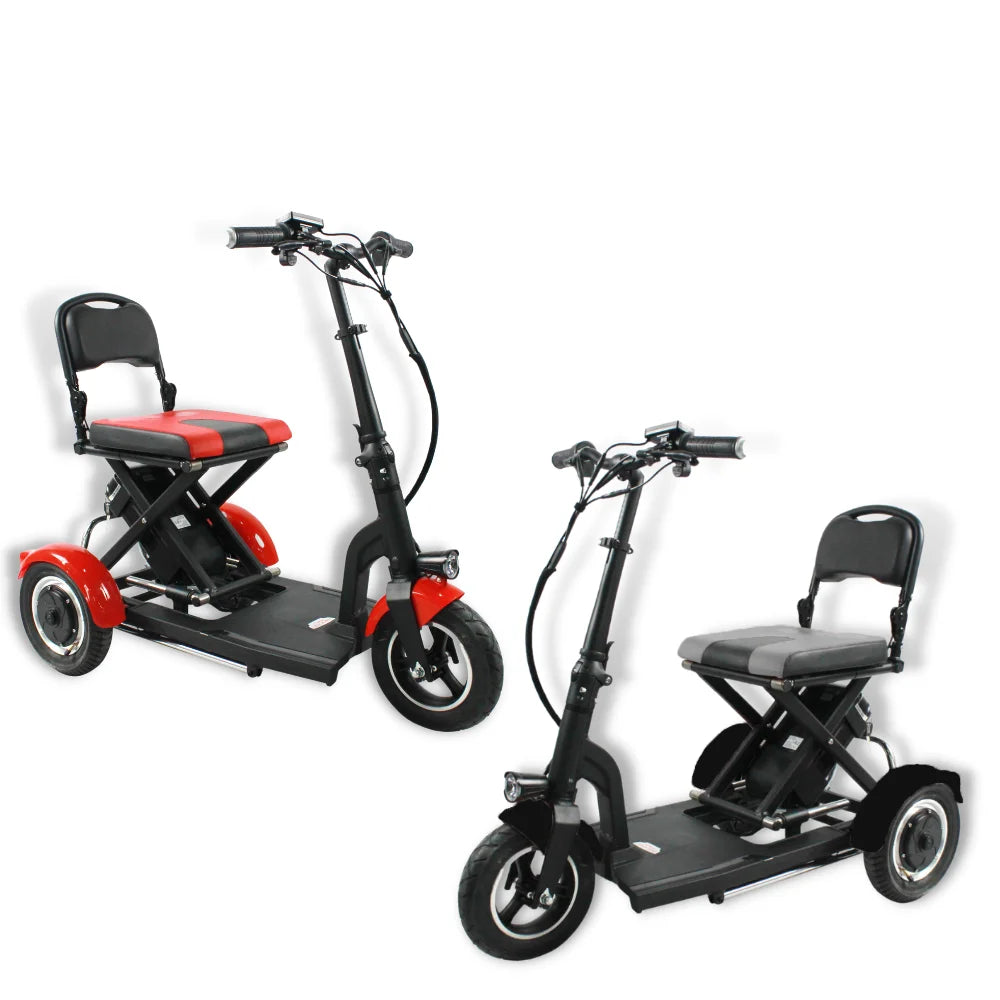 Self-Balancing 3-Wheel Folding Electric Mobility Scooter — 250W, 150kg Capacity