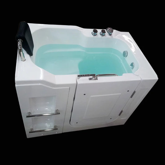 Acrylic Walk-In Bathtub with Opening Door — Accessible Soaking Spa Bath