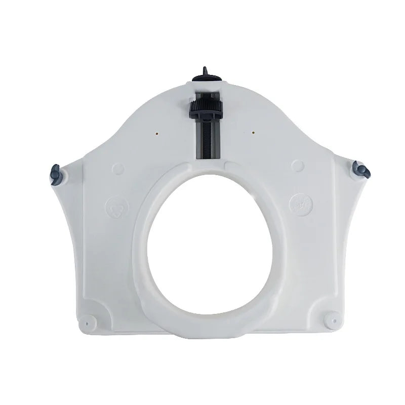Raised Toilet Seat with Soft-Close Lid & Safety Frame