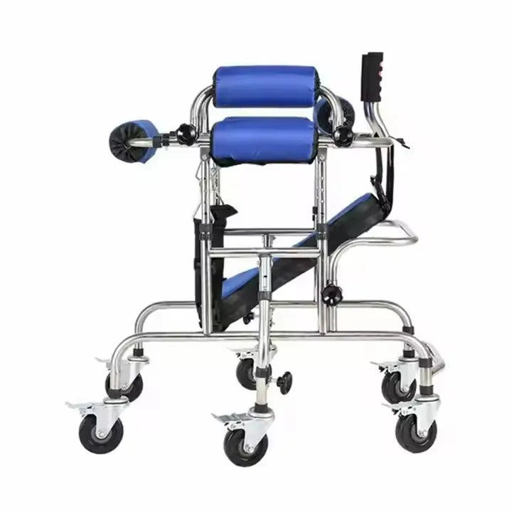 Paediatric Anti-Rollover Walking Frame — Adjustable Rehabilitation Walker for Children