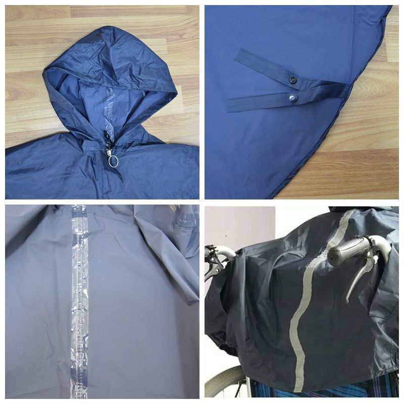 Wheelchair & Mobility Scooter Raincoat — Reflective, Waterproof Poncho