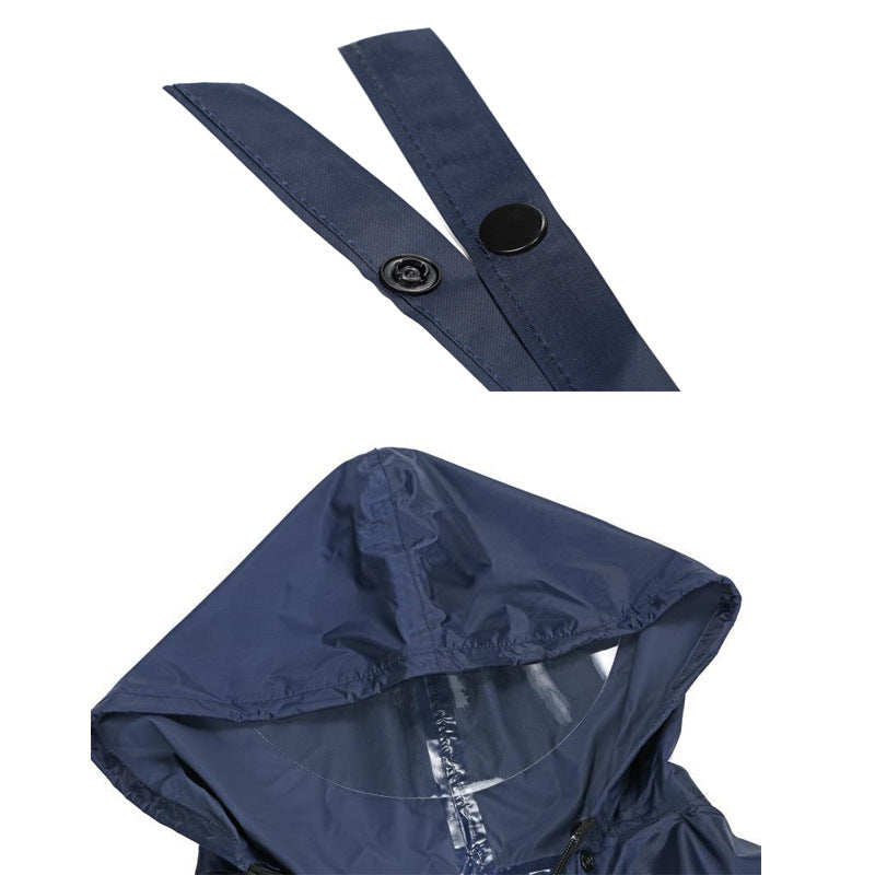 Wheelchair & Mobility Scooter Raincoat — Reflective, Waterproof Poncho