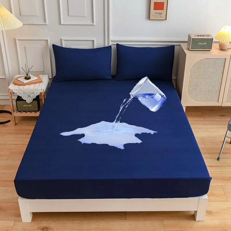 Waterproof Mattress Protector — Breathable Fitted Sheet Style