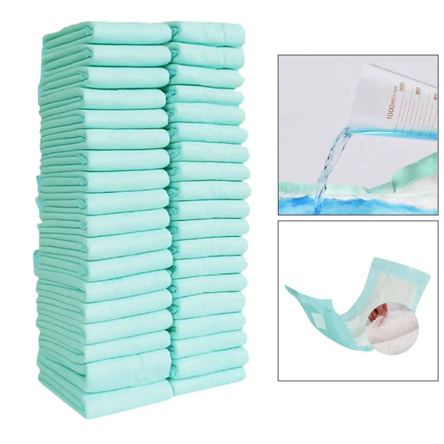 Disposable Adult Incontinence Pads — Pack of 36
