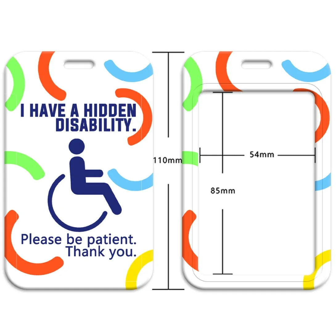 Disability Logo Lanyard — Keychain, Badge & ID Card Holder