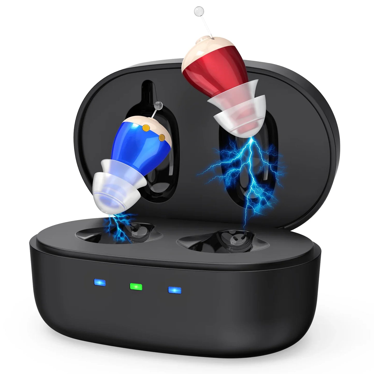 Rechargeable Hearing Amplifier Earbuds — Digital Sound Enhancement with Noise Reduction
