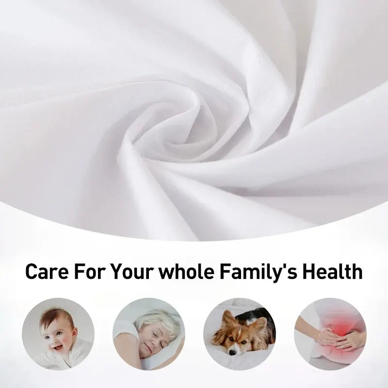 Waterproof Fitted Sheet Bedding Cover Bed Cloth Solid Color Mattress Cover Bed Protector Cover for Bedroom Guest Room