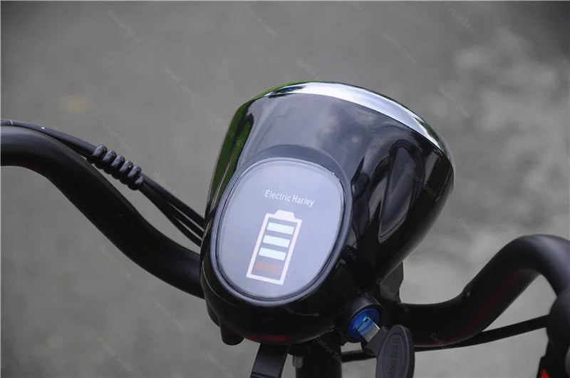 Foldable 4-Wheel Mobility Scooter with Basket — 500W Dual Motor
