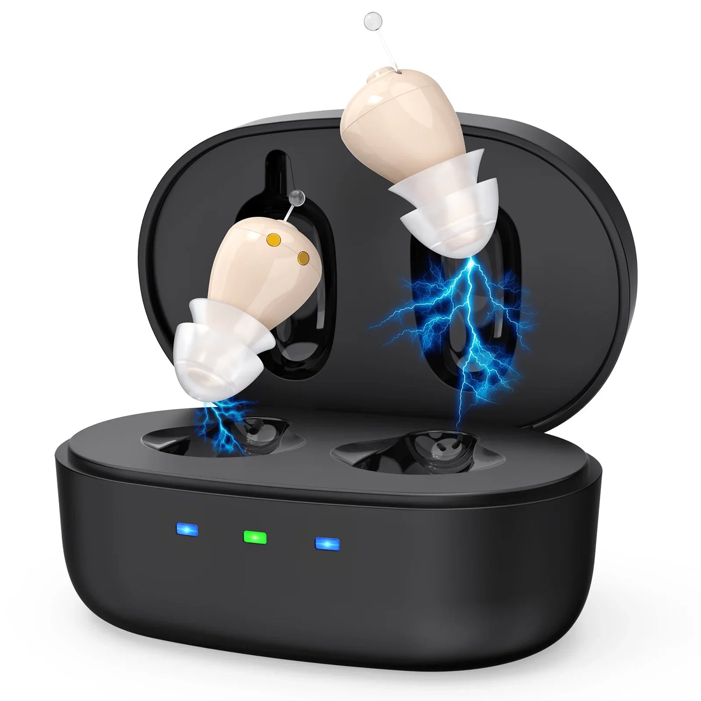 Rechargeable Hearing Amplifier Earbuds — Digital Sound Enhancement with Noise Reduction