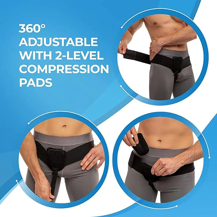 Adjustable Inguinal Hernia Support Belt — Post-Surgery & Daily Comfort