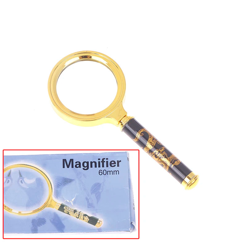 Handheld Magnifying Glass — 6X–8X Zoom for Reading & Detail Work