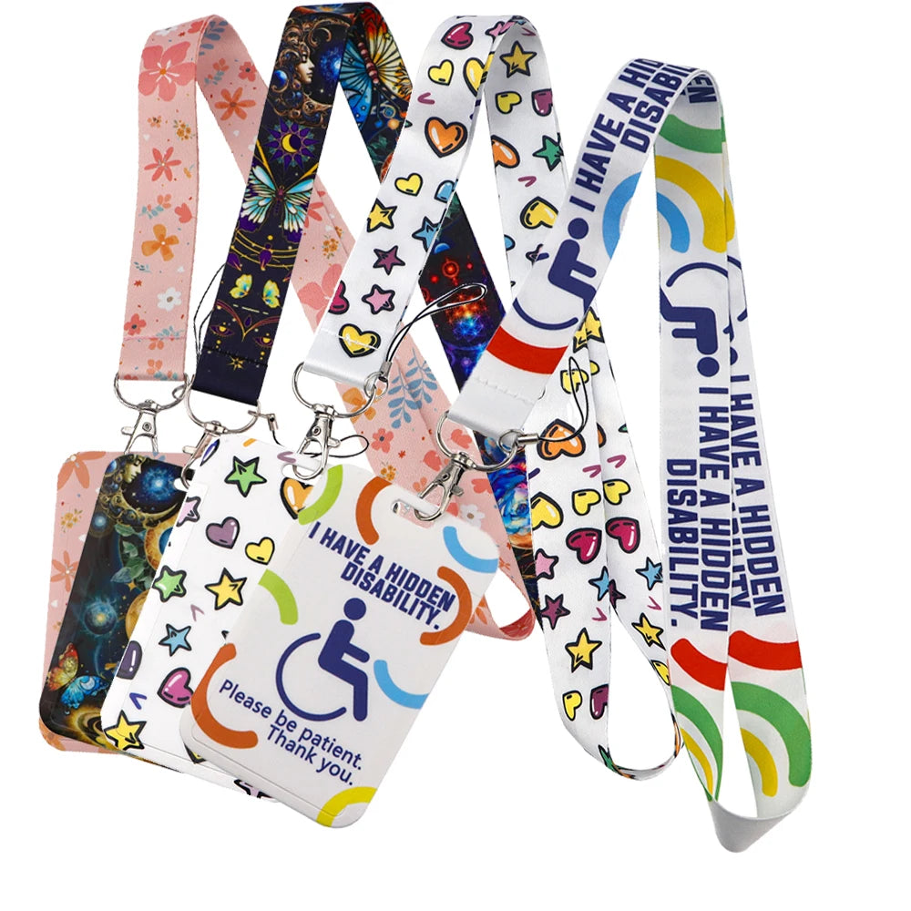 Disability Logo Lanyard — Keychain, Badge & ID Card Holder