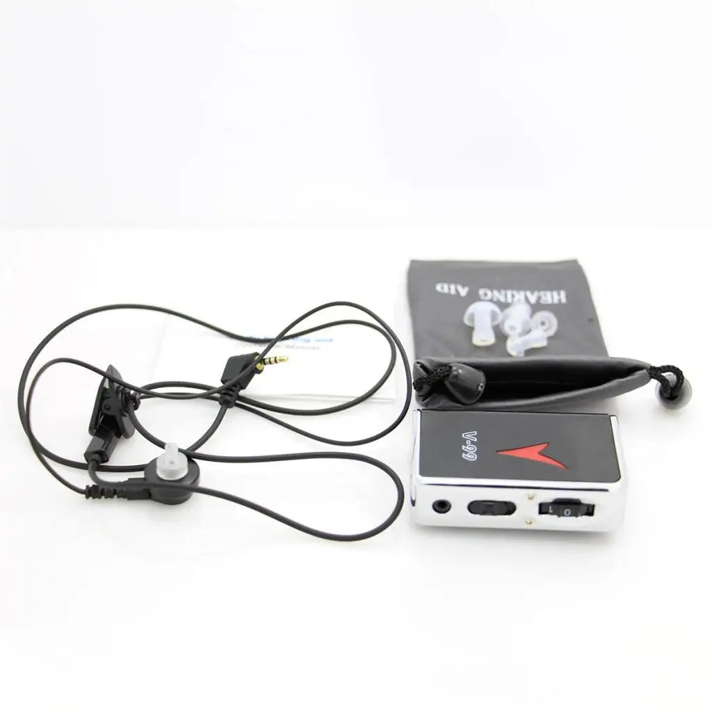 Pocket Hearing Aid — High Power Adjustable Tone Sound Amplifier