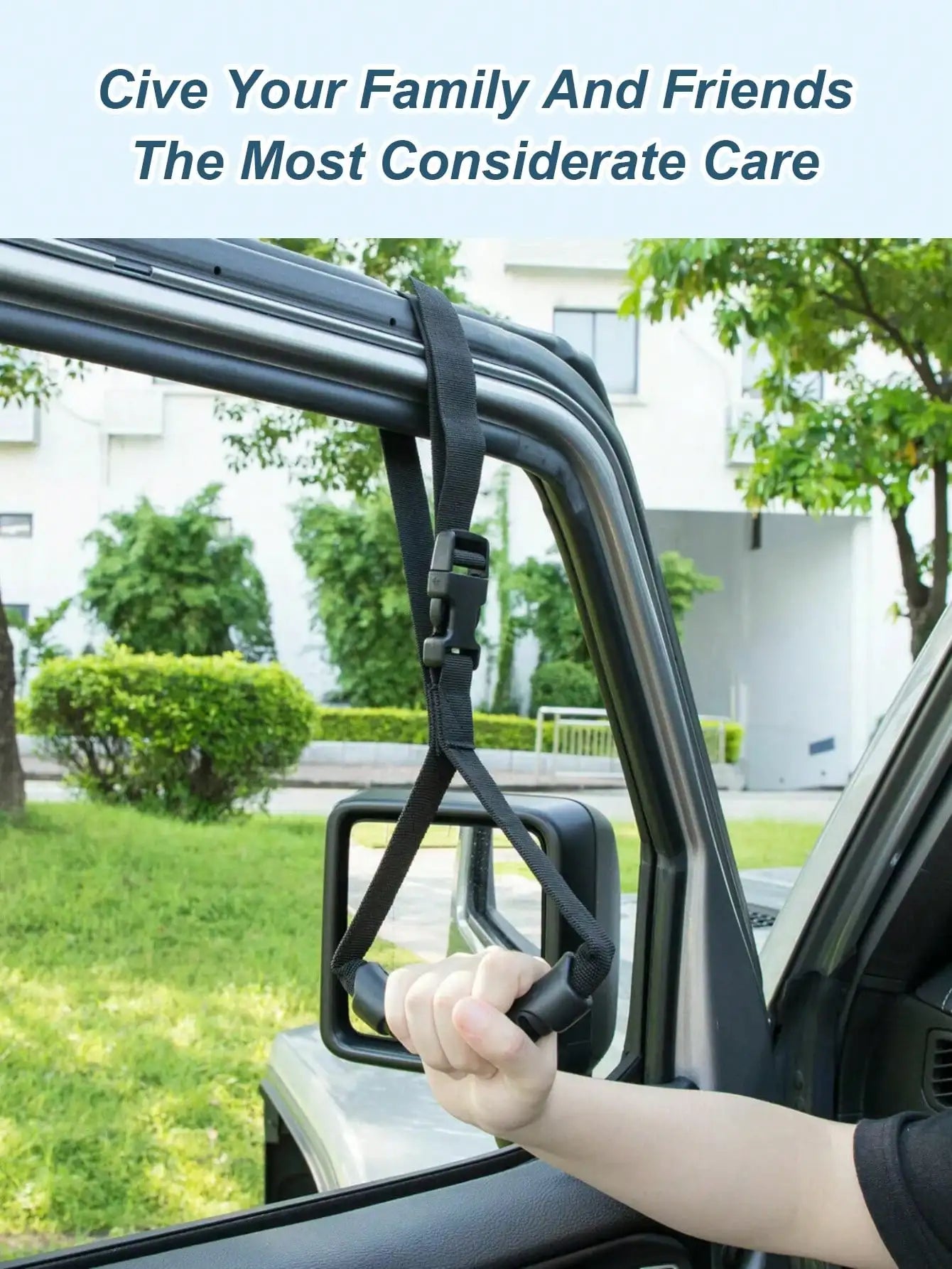 Car Door Assist Handle — Mobility Aid for Seniors & Limited Mobility