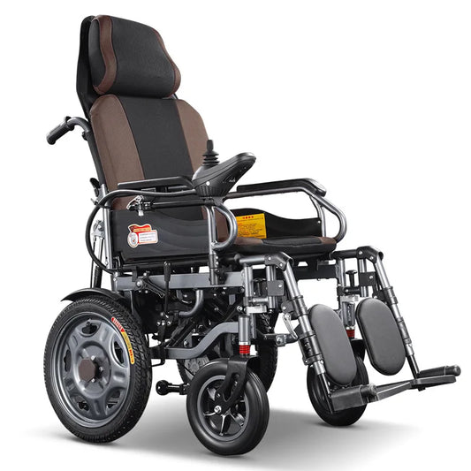 Electric Foldable Intelligent Auto-Reclining Mobility Scooter — Smart, Lightweight