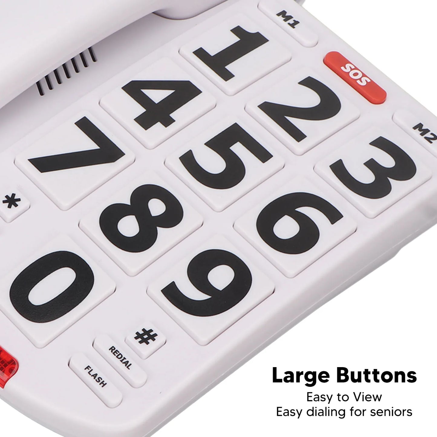 Big Button Landline Phone — Loud, Clear & Easy to Use