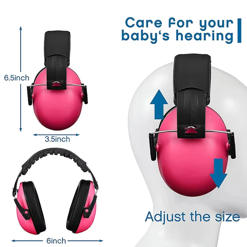 Kids Ear Defenders — Foldable Adjustable Noise Cancelling Earmuffs for Children (Ages 3–14)