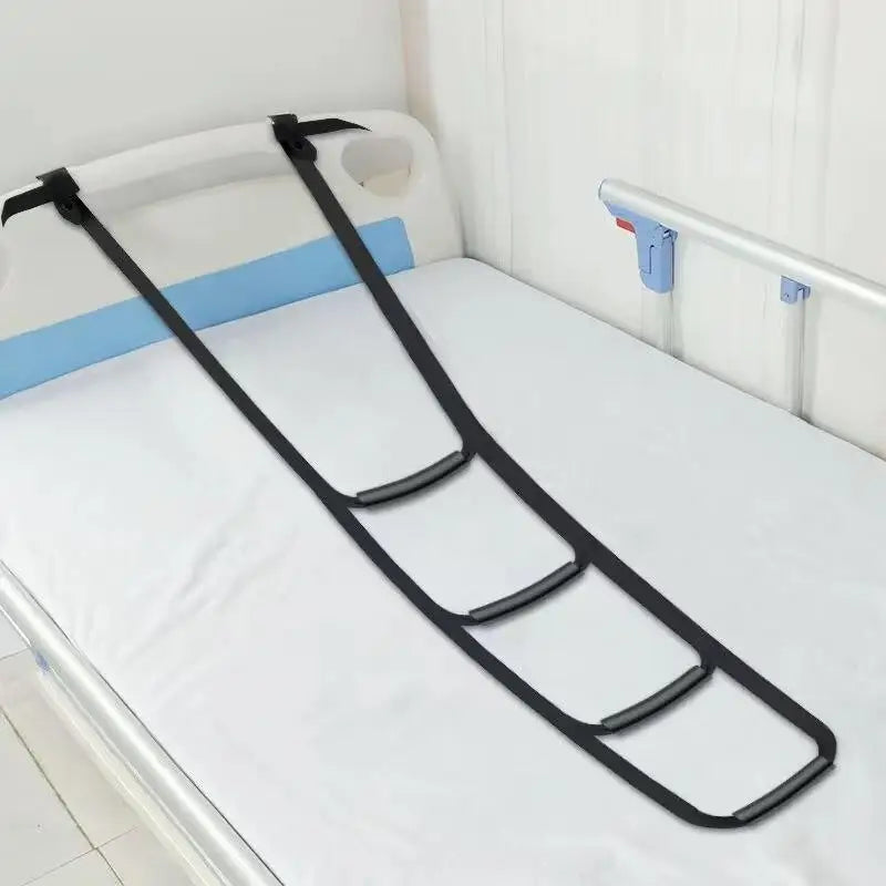 Adjustable Bed Assist Strap with Handrails — Sit Up Support