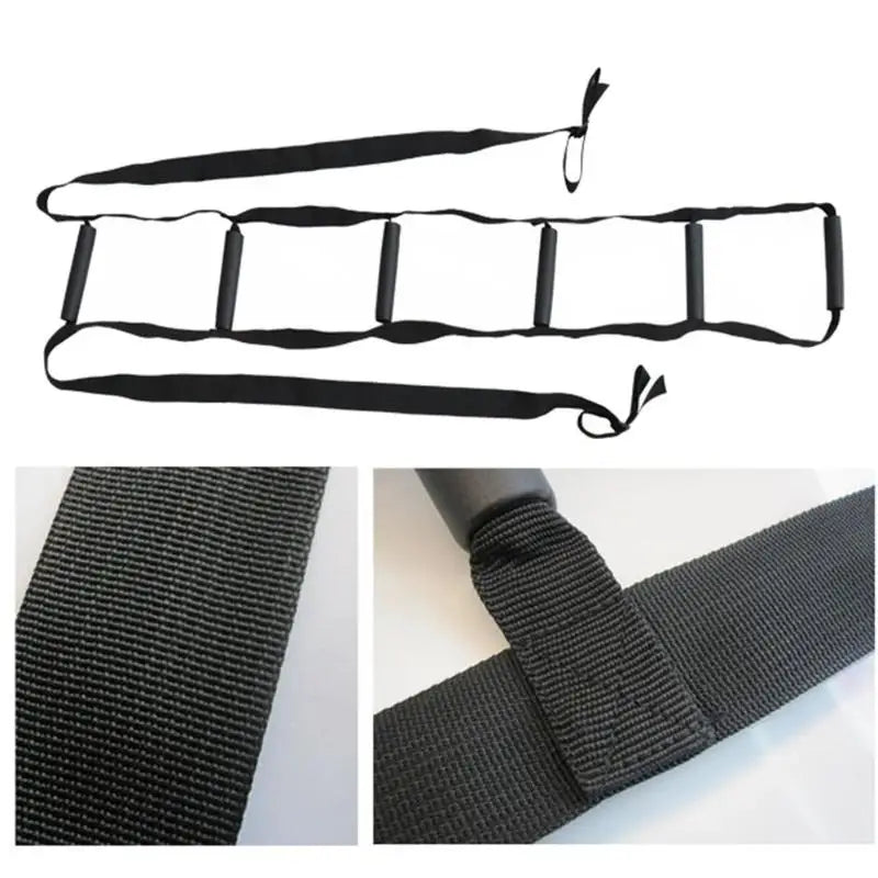 Adjustable Bed Assist Strap with Handrails — Sit Up Support
