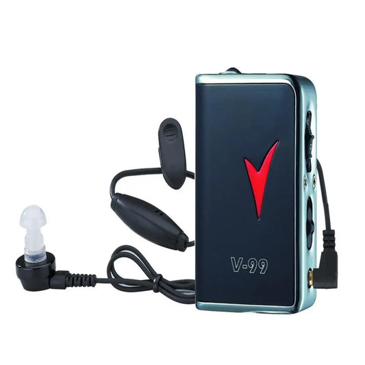 Pocket Hearing Aid — High Power Adjustable Tone Sound Amplifier