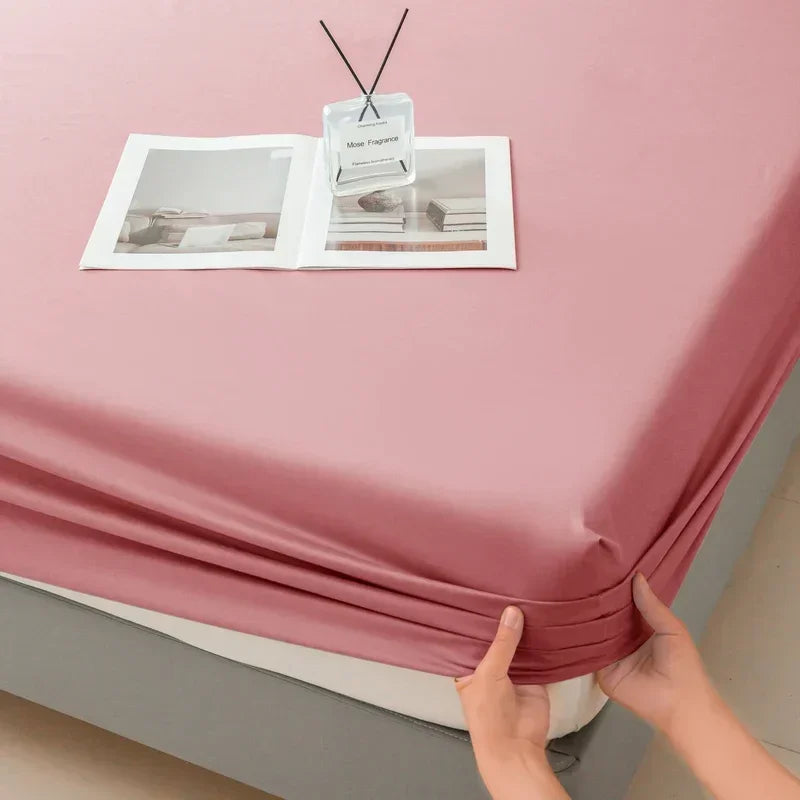 Waterproof Mattress Protector — Breathable Fitted Sheet Style