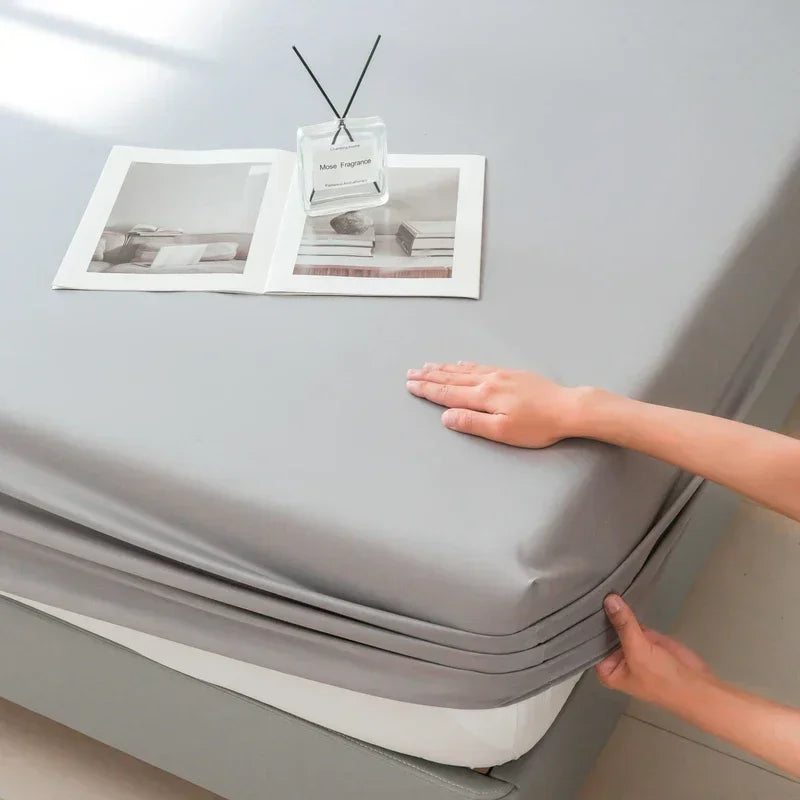 Waterproof Mattress Protector — Breathable Fitted Sheet Style