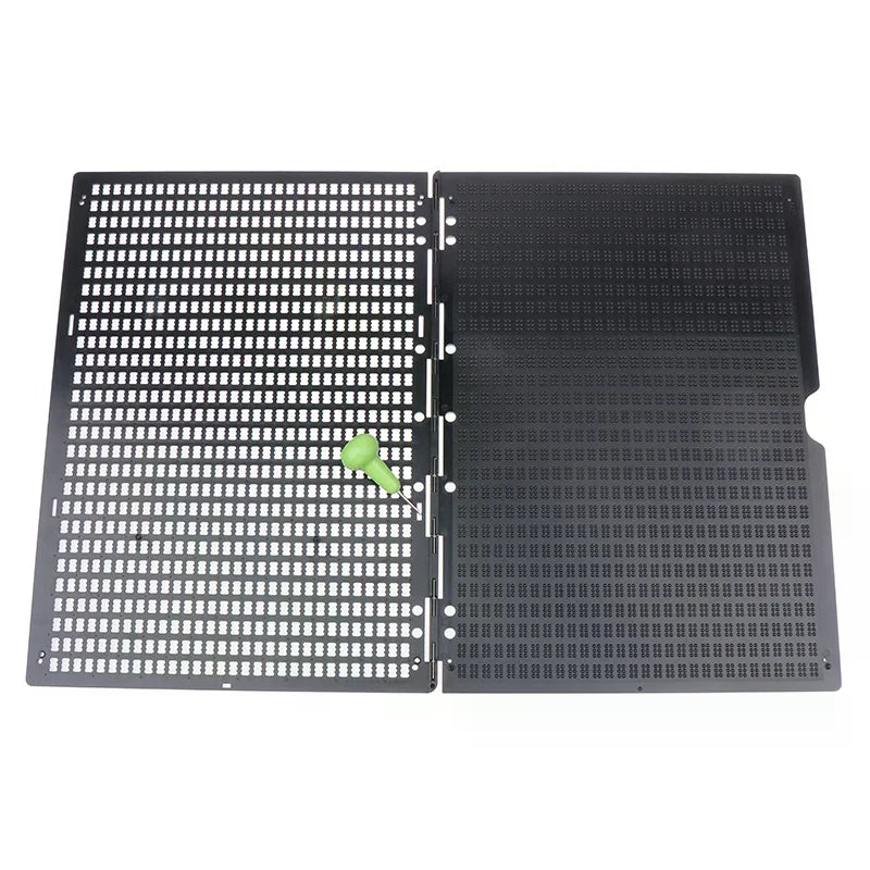 Full-Page Braille Writing Slate with Stylus — 27 Lines, 30 Cells