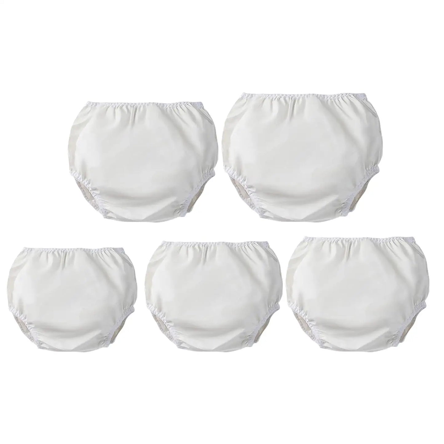 Waterproof Incontinence Pull-Up Briefs — Reusable, Unisex