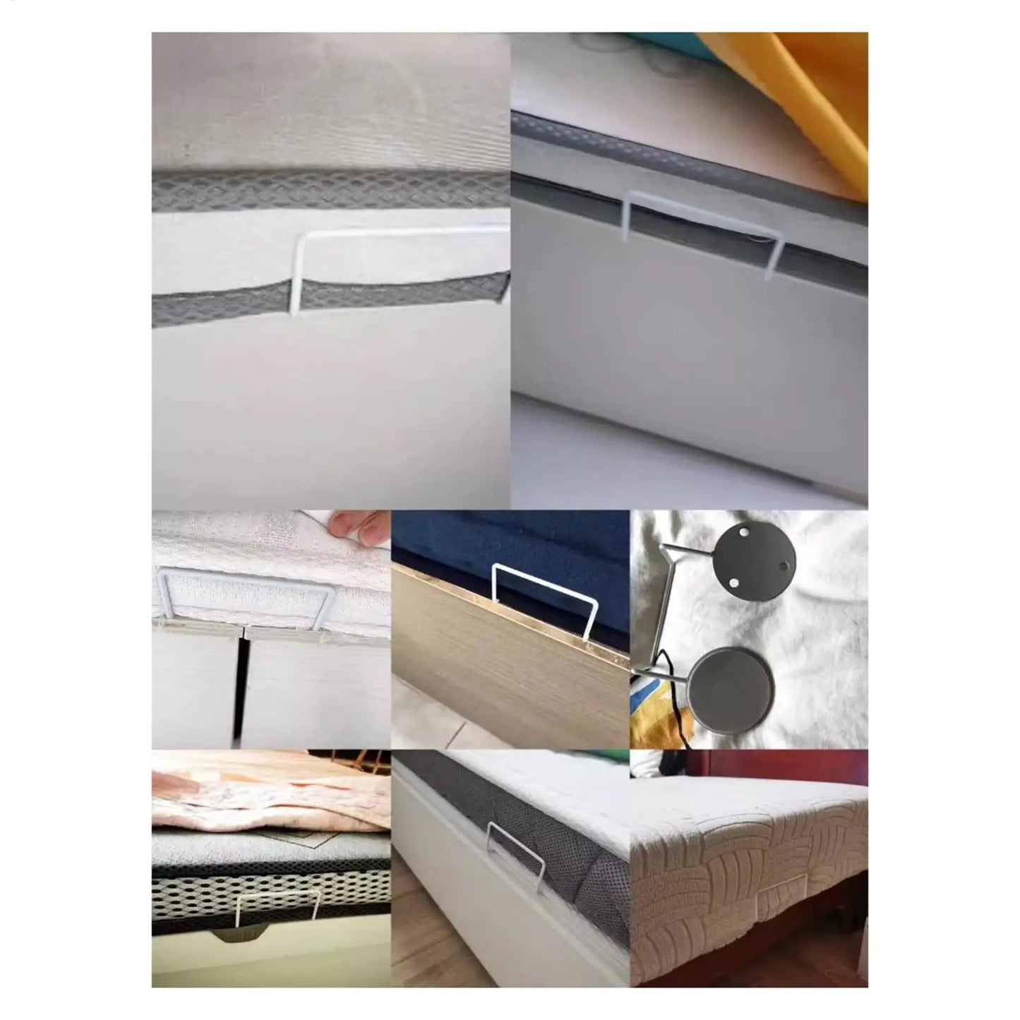 Non-Slip Mattress Gripper — Bed Frame Slide Stopper