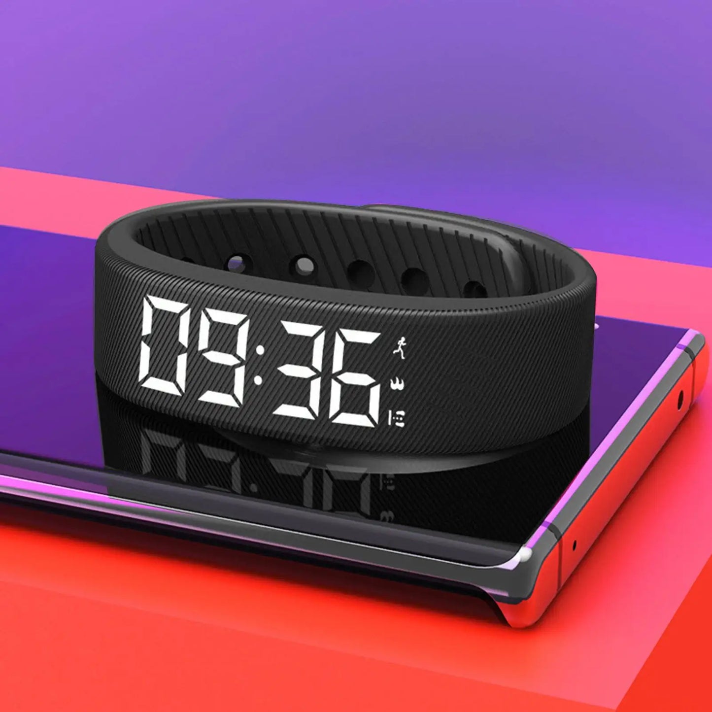 Vibrating Wrist Alarm Clock — Silent Wake-Up for Heavy Sleepers & Deaf Users