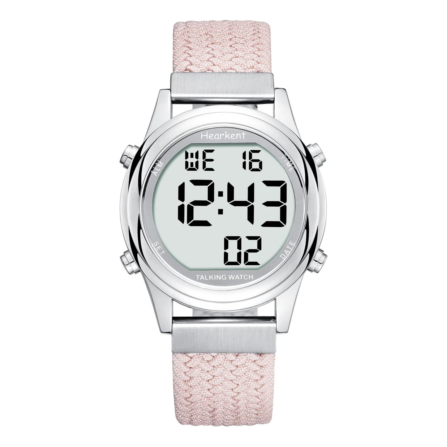 Talking Digital Watch — Multi-Language Voice Time Announcement with Easy-Read Display