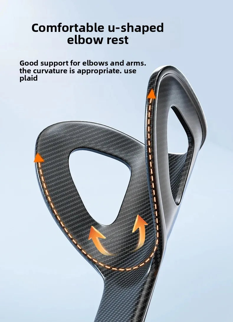 Carbon Fibre Folding Forearm Crutches — Lightweight, Adjustable, Shock-Absorbing