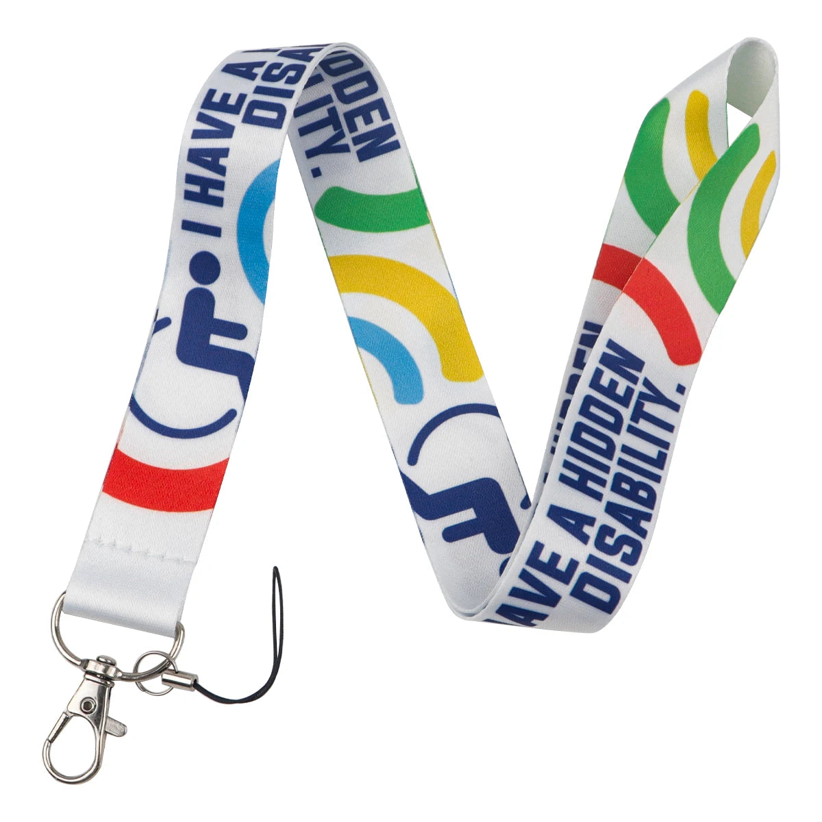 Disability Logo Lanyard — Keychain, Badge & ID Card Holder