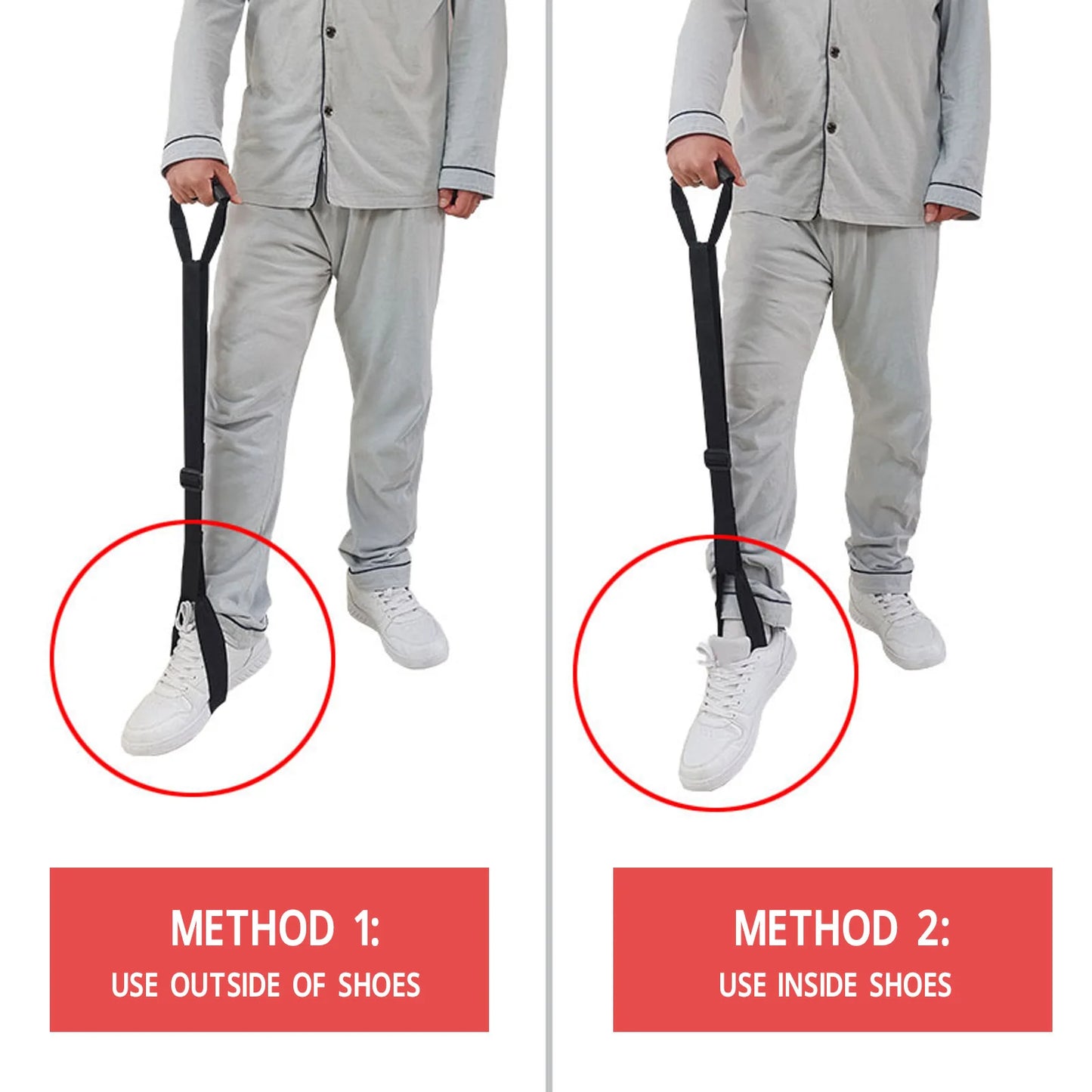 Leg Lifter Strap — Mobility Aid for Elderly & Disabled