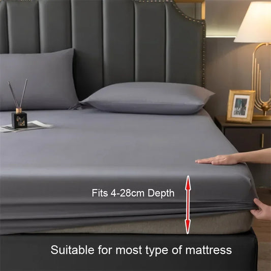 Waterproof Mattress Protector — Breathable Fitted Sheet Style