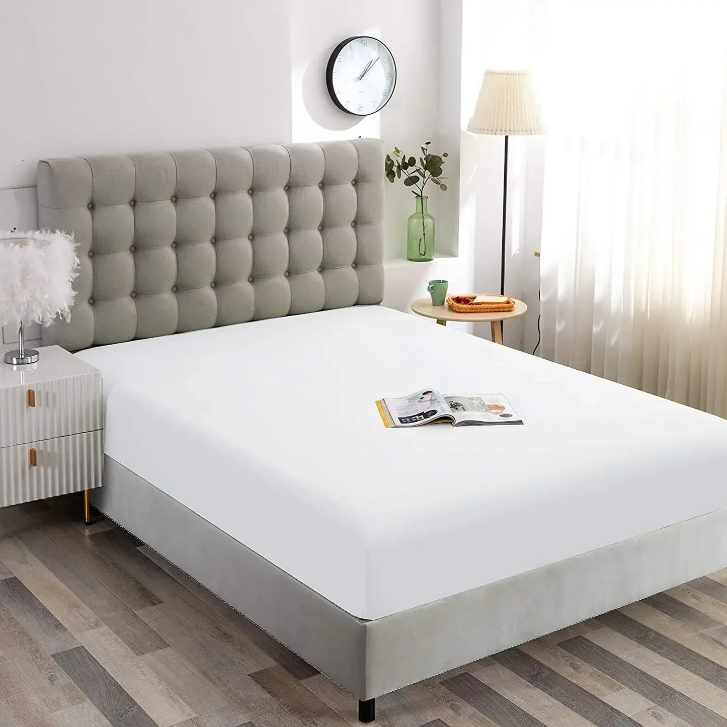 Waterproof Mattress Protector — Breathable Fitted Sheet Style