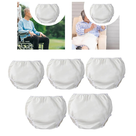 Waterproof Incontinence Pull-Up Briefs — Reusable, Unisex