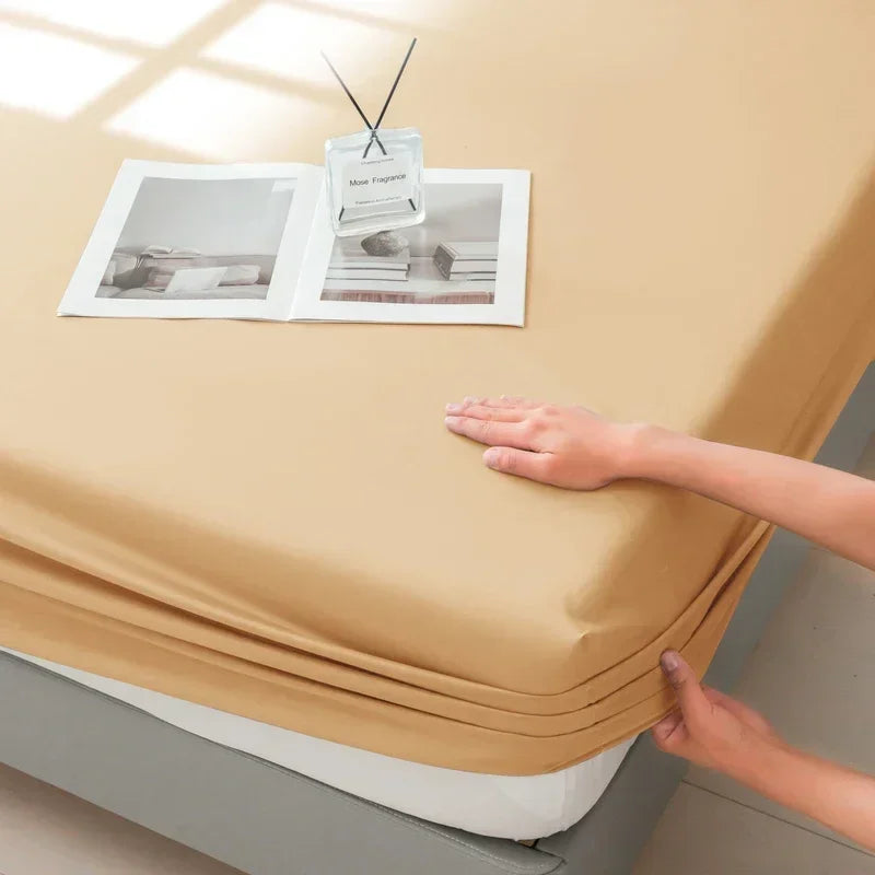 Waterproof Mattress Protector — Breathable Fitted Sheet Style