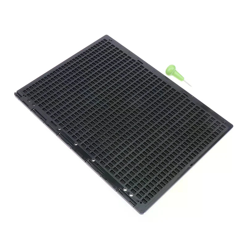 Full-Page Braille Writing Slate with Stylus — 27 Lines, 30 Cells